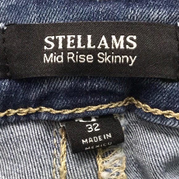 True Religion Mid rise skinny w32 Stella medium wash no flap NWT - Picture 9 of 16